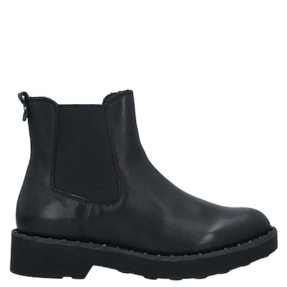 Black Leather Ankle Boots Chelsea